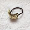 Minimalist Alloy Ring Semi-curved Hair