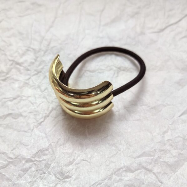 Minimalist Alloy Ring Semi-curved Hair