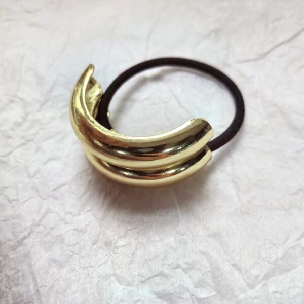 Minimalist Alloy Ring Semi-curved Hair