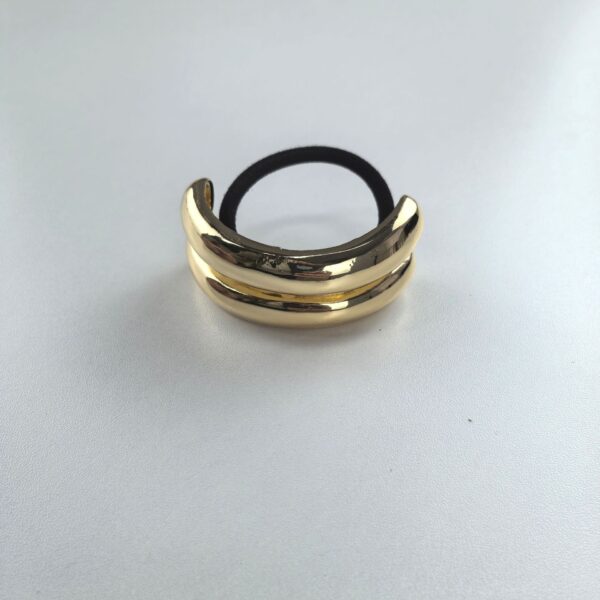 Minimalist Alloy Ring Semi-curved Hair