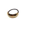 Minimalist Alloy Ring Semi-curved Hair