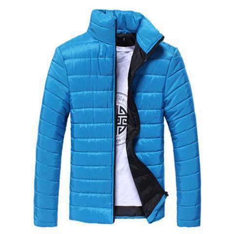 Men's thickening of down jacket