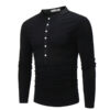 Young Men Fake Two Long Casual T-Shirts