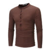 Young Men Fake Two Long Casual T-Shirts