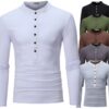 Young Men Fake Two Long Casual T-Shirts