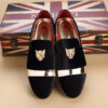 Metal Men's Leather Shoes, Trendy Shoes, Extra Large Size, Foreign Trade, England, Single Shoes, Suede, Youth Trend, Lazy Shoes