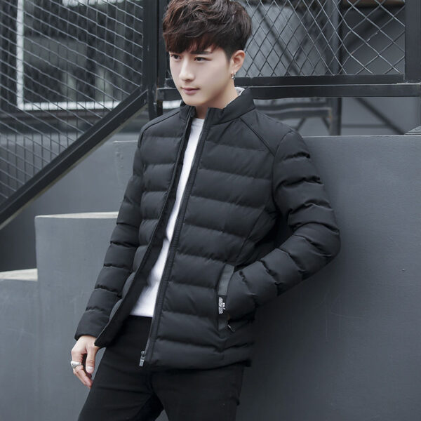 Men's thickening of down jacket