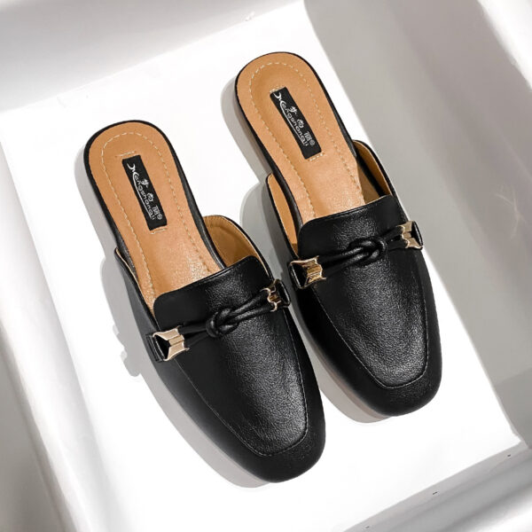 Closed Toe Women's Outer Wear Fashion Slippers Half Slippers