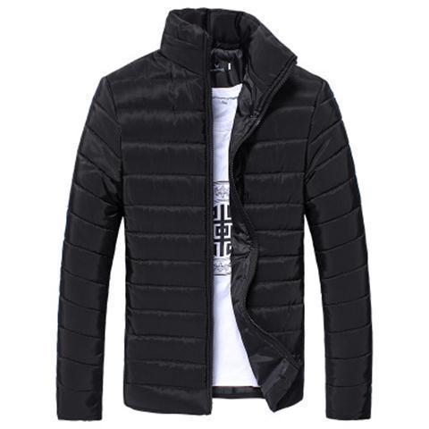 Men's thickening of down jacket