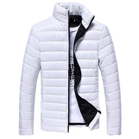 Men's thickening of down jacket