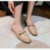 Closed Toe Women's Outer Wear Fashion Slippers Half Slippers