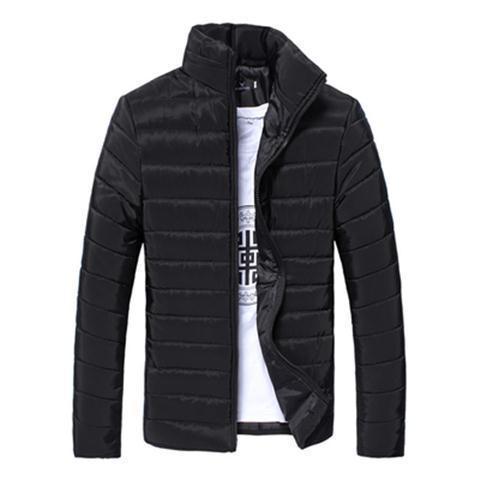 Men's thickening of down jacket