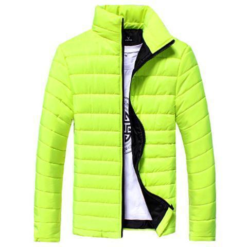 Men's thickening of down jacket