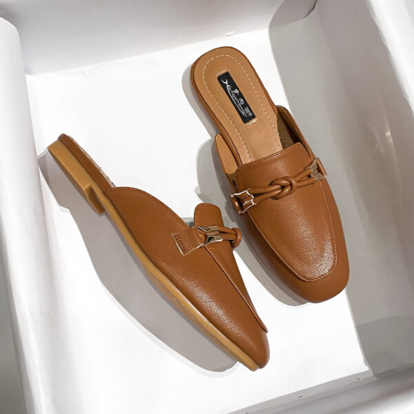 Closed Toe Women's Outer Wear Fashion Slippers Half Slippers